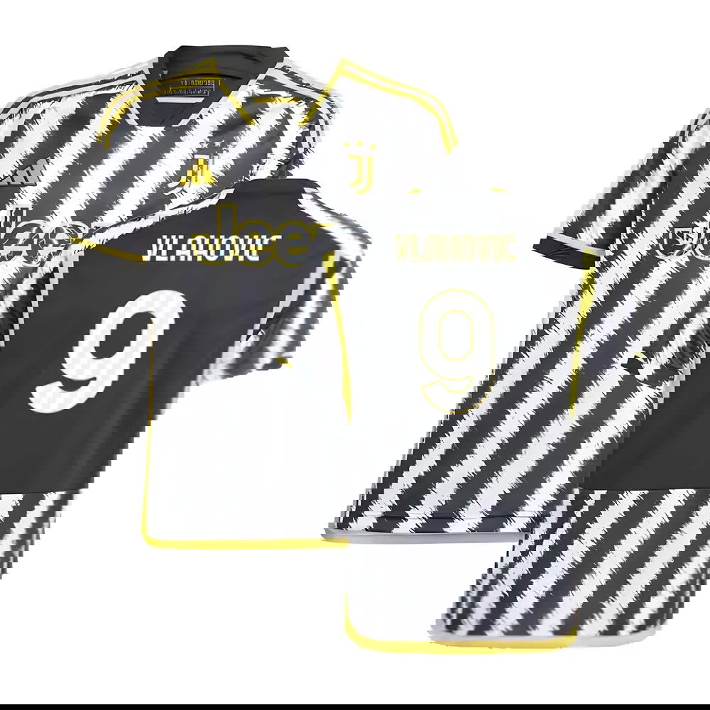 2023-2024 Juventus Home Shirt (Kids) (VLAHOVIC 9)