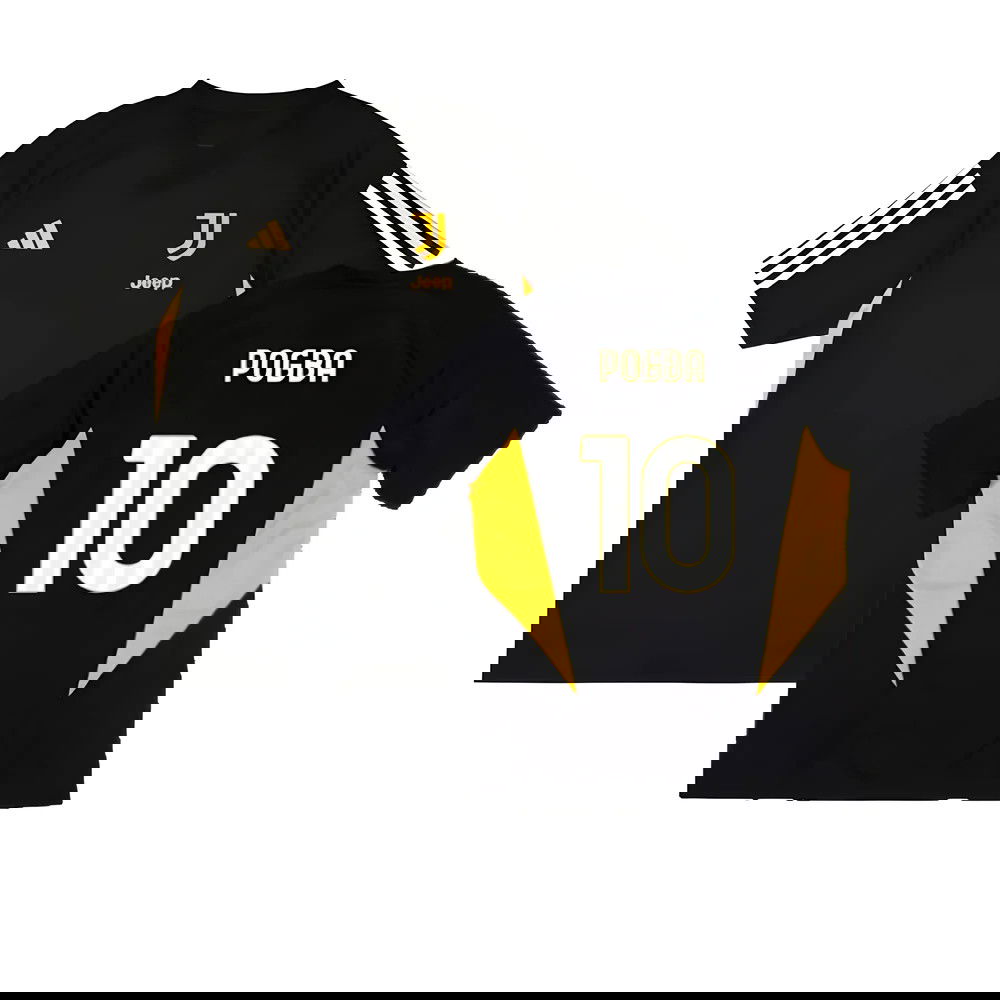 2023-2024 Juventus Training Shirt (Black) (POGBA 10)