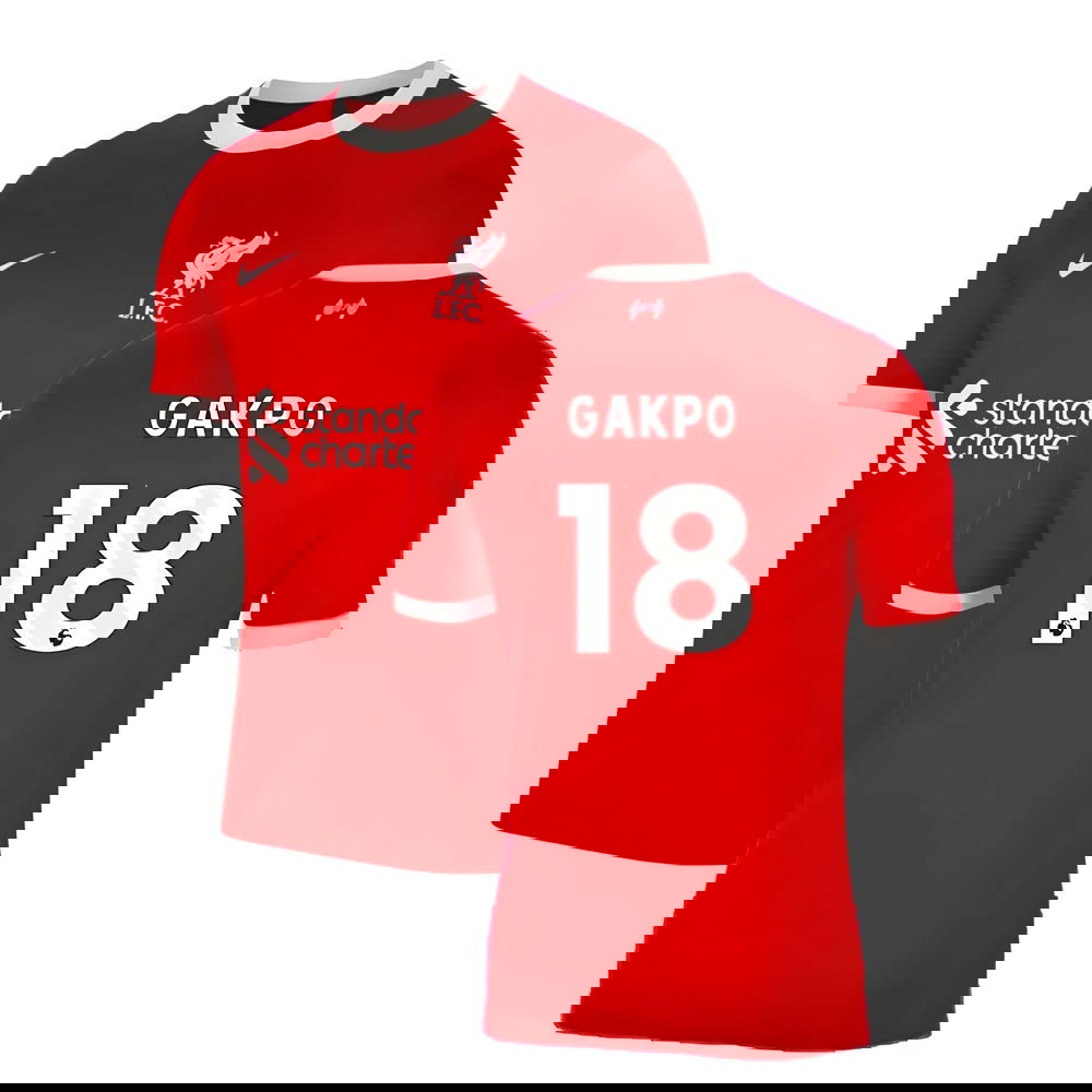 2023-2024 Liverpool Home Shirt (Gakpo 18)