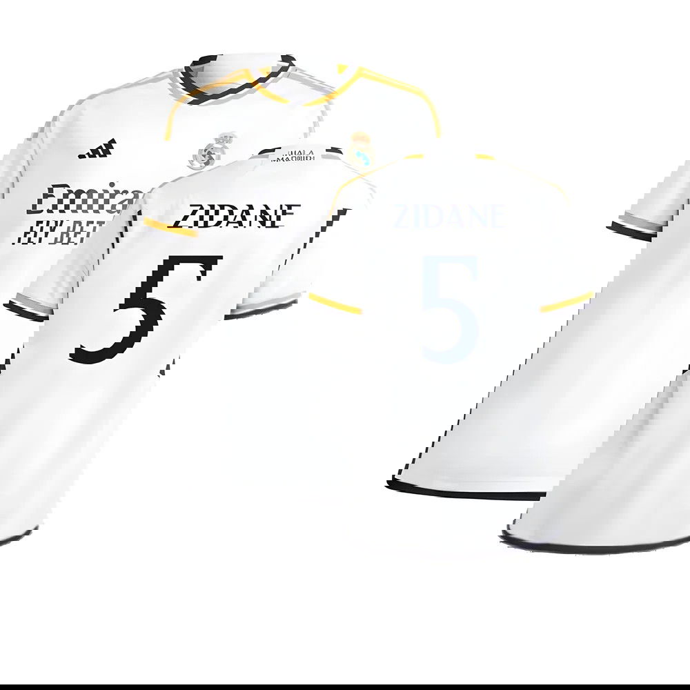 2023-2024 Real Madrid Home Shirt (Kids) (Zidane 5)