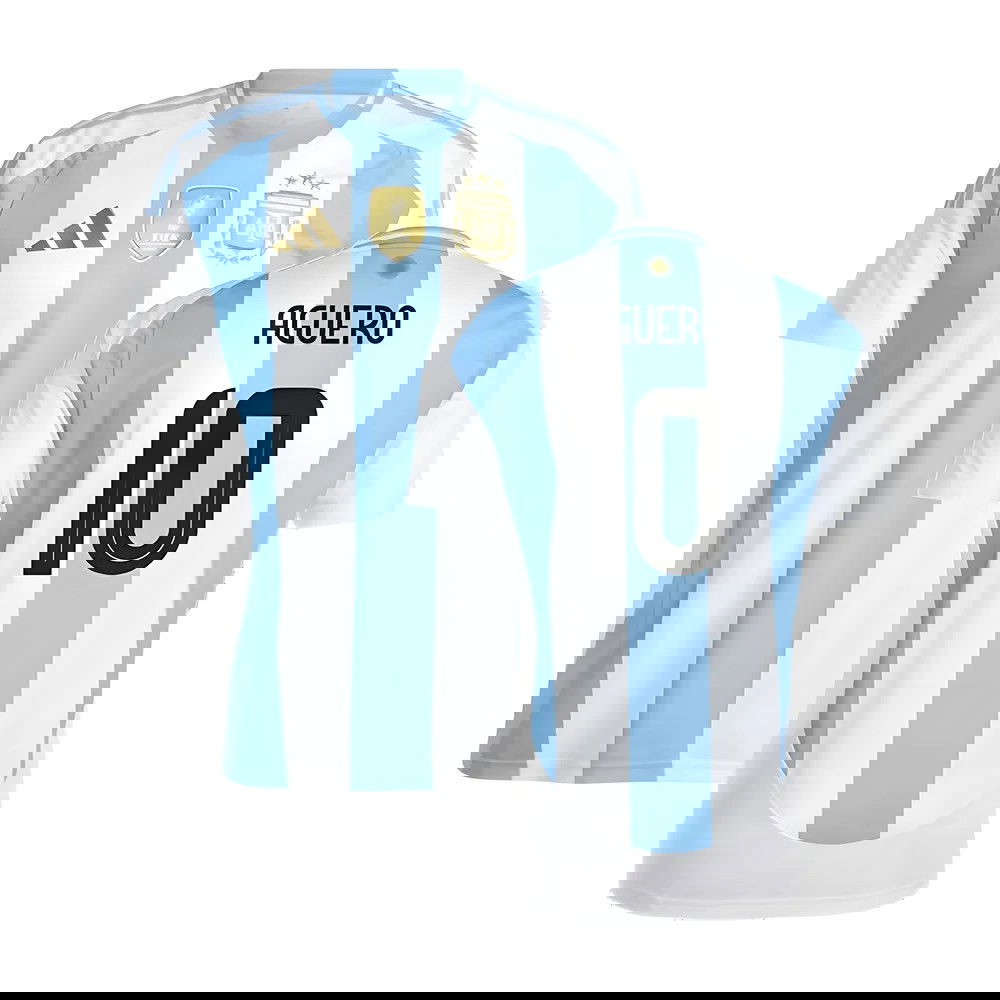 2024-2025 Argentina Home Shirt (AGUERO 10)