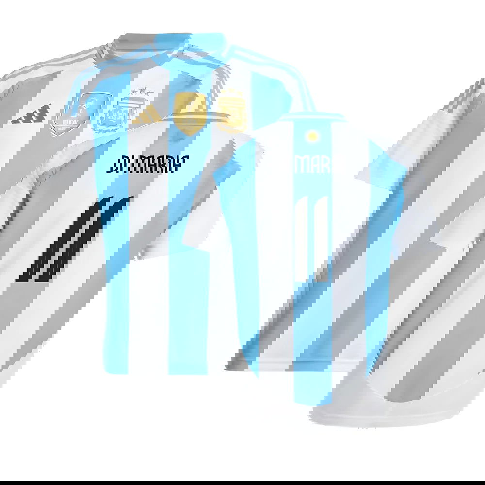 2024-2025 Argentina Home Shirt (Kids) (DI MARIA 11)