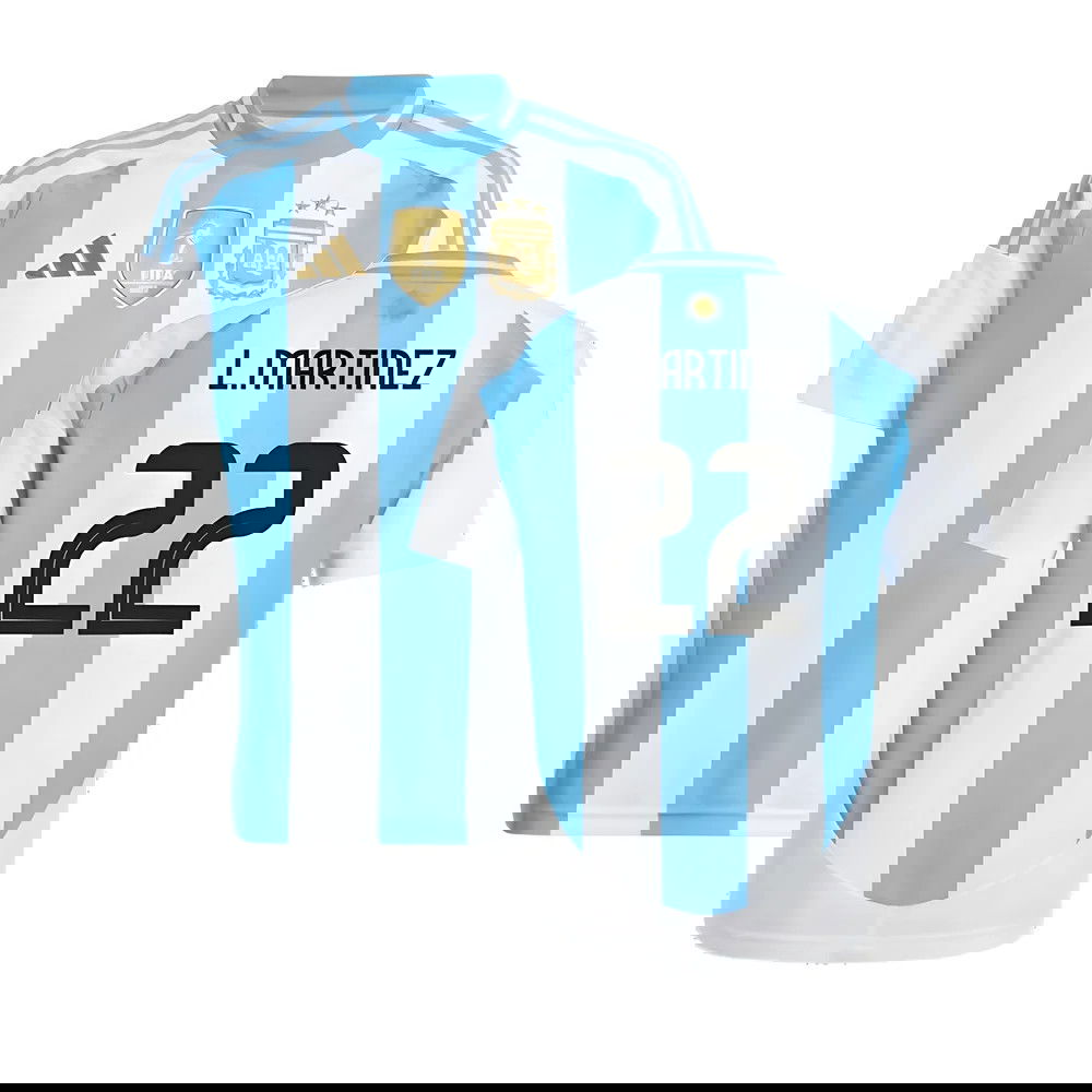 2024-2025 Argentina Home Shirt (Kids) (L.MARTINEZ 22)