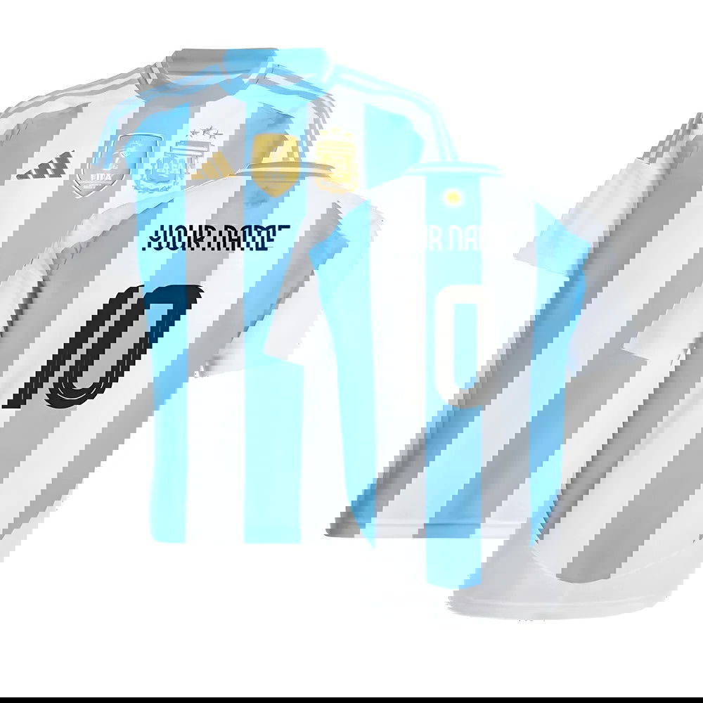 2024-2025 Argentina Home Shirt (Kids) (Your Name)