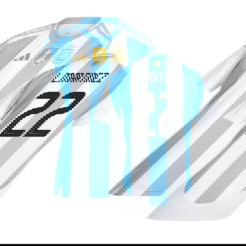 2024-2025 Argentina Home Shirt (Ladies) (L.MARTINEZ 22)