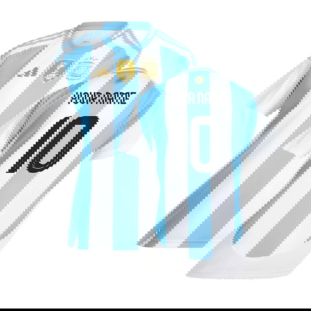 2024-2025 Argentina Home Shirt (Ladies) (Your Name)