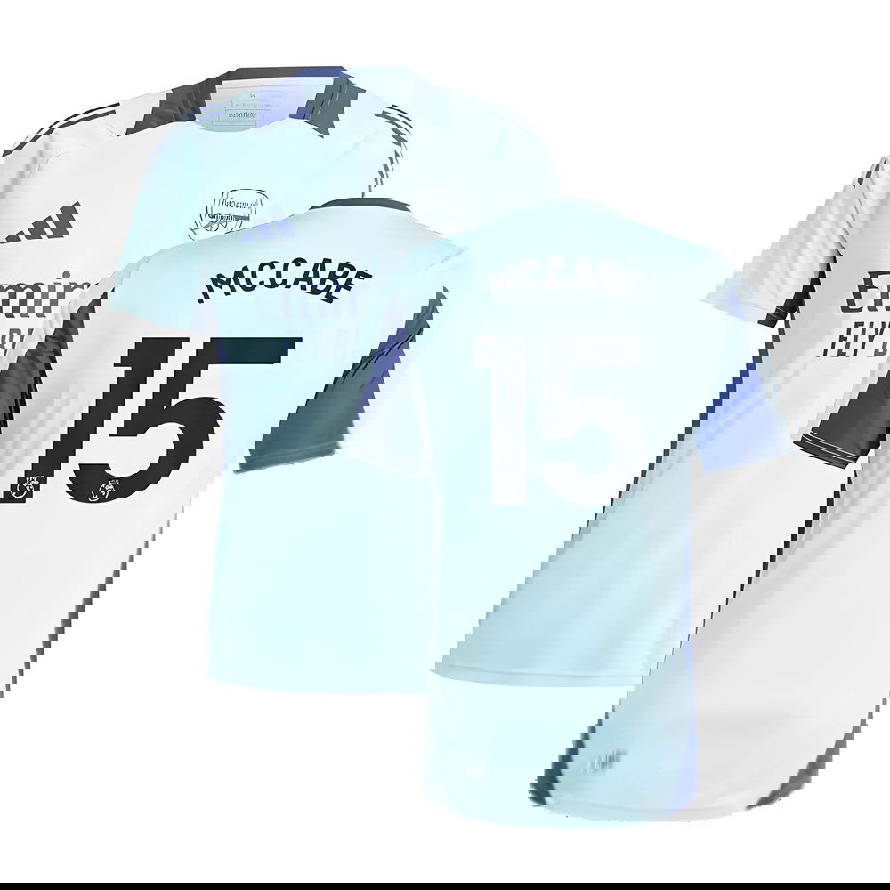 2024-2025 Arsenal Training Jersey (Clear Aqua) (McCabe 15)