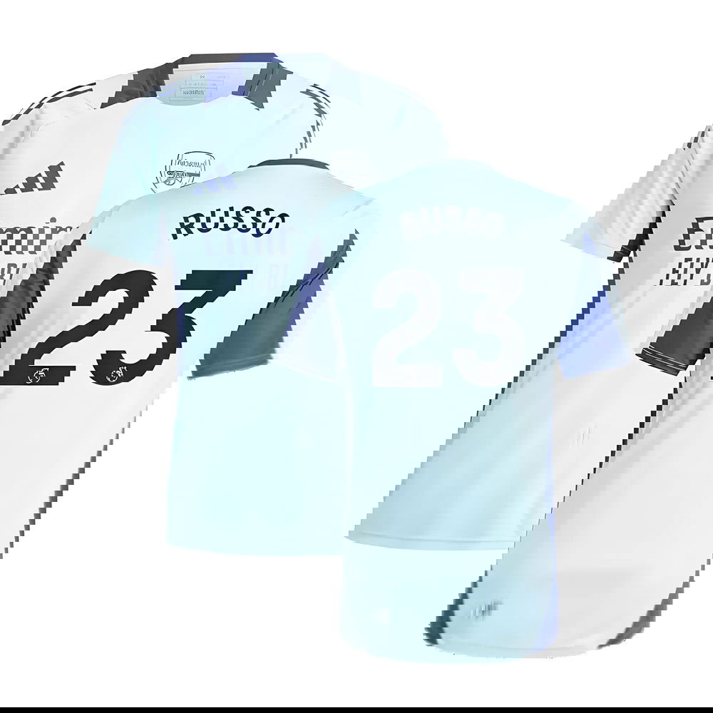 2024-2025 Arsenal Training Jersey (Clear Aqua) (Russo 23)