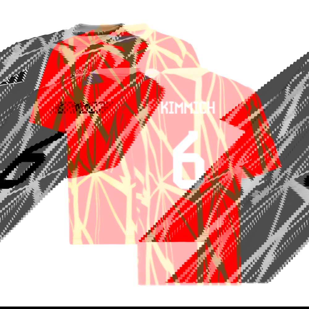 2024-2025 Bayern Munich Pre-Match Shirt (Red) - Kids (Kimmich 6)