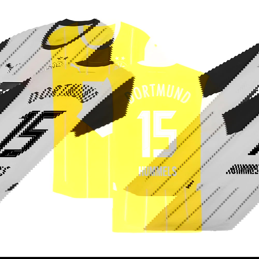 2024-2025 Borussia Dortmund Authentic Home Shirt (Hummels 15)