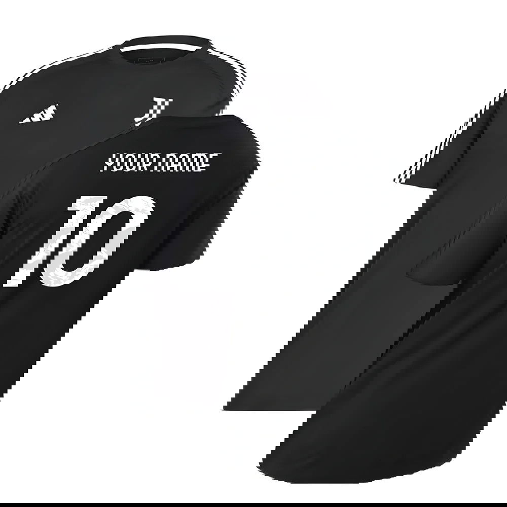2024-2025 Juventus DNA Tee (Black) (Your Name)
