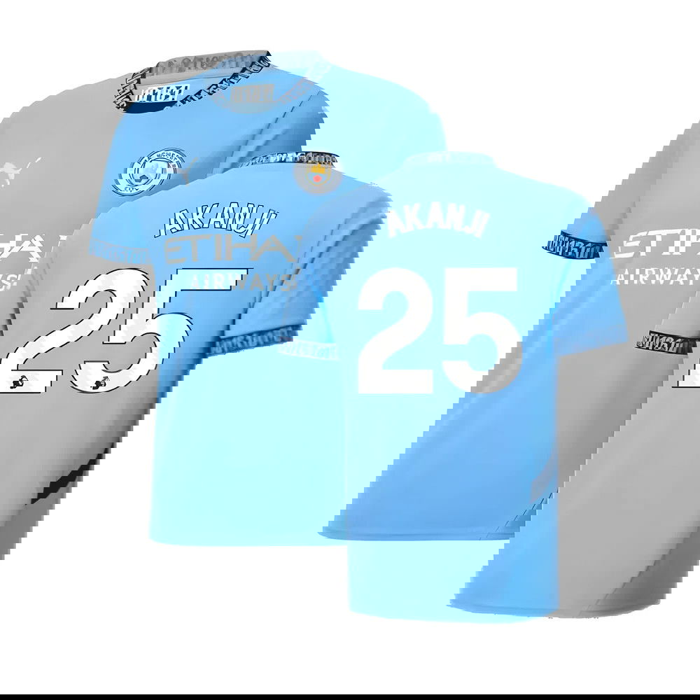 2024-2025 Man City Home Shirt (Akanji 25)