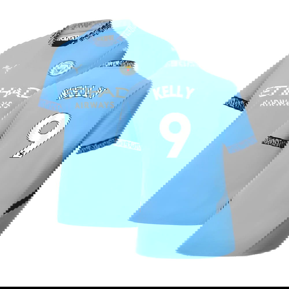 2024-2025 Man City Home Shirt (Womens) (Kelly 9)