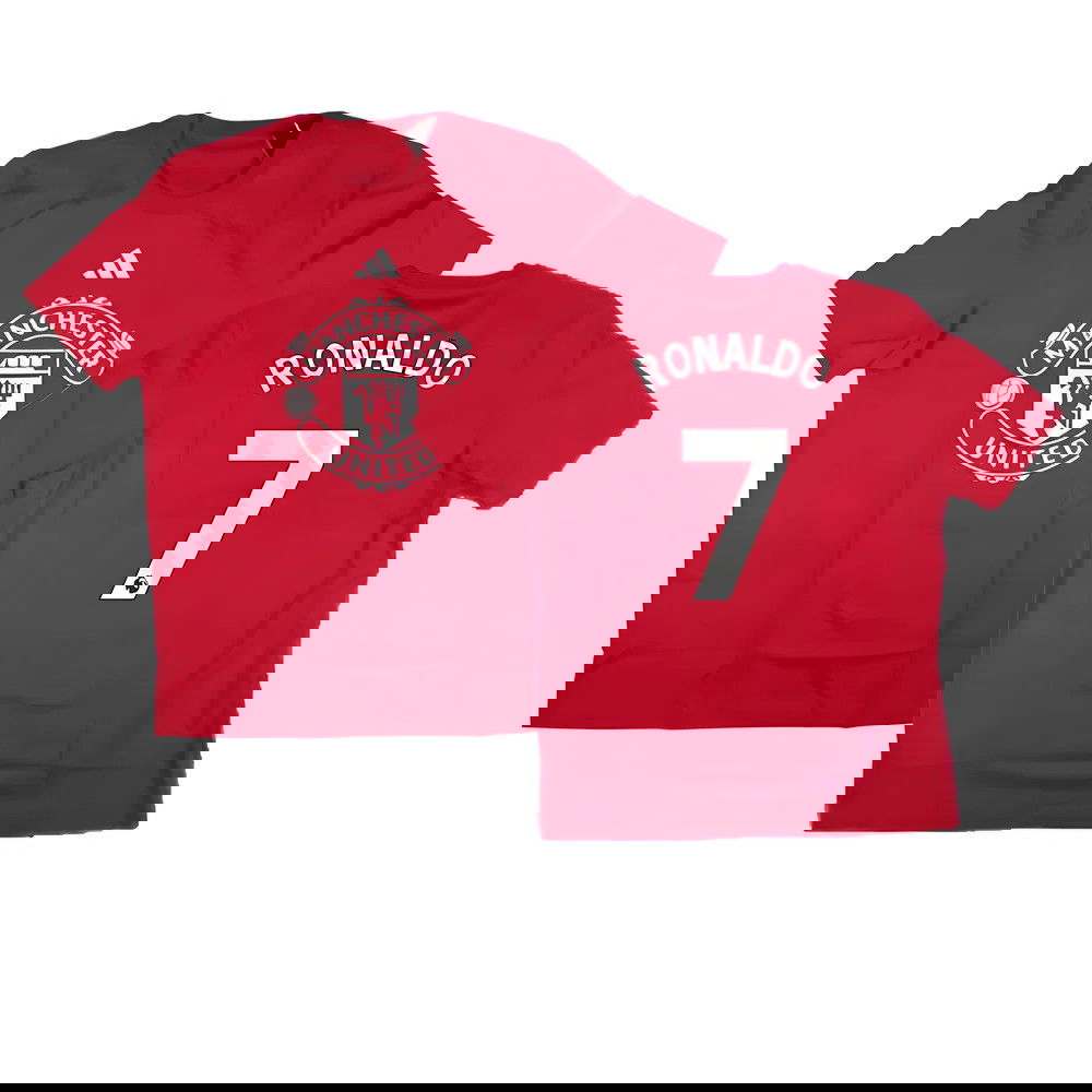 2024-2025 Man Utd DNA Graphic Tee (Red) (Ronaldo 7)