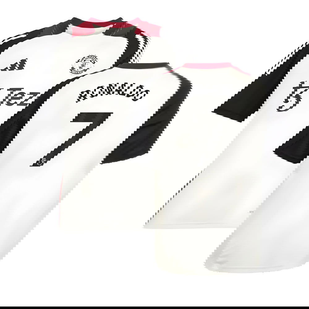 2024-2025 Man Utd Training Jersey (Off White) - Kids (Ronaldo 7)