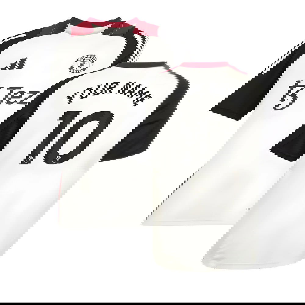 2024-2025 Man Utd Training Jersey (Off White) - Kids (Your Name)