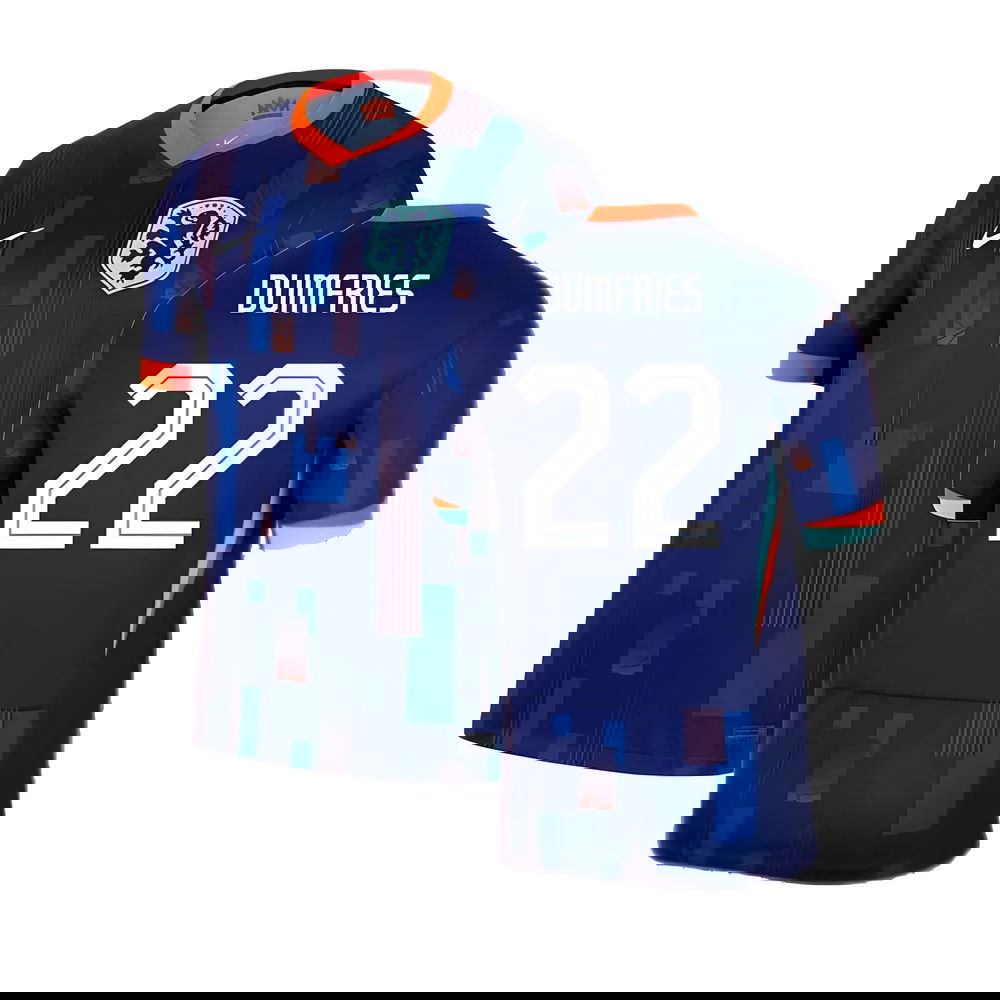 2024-2025 Netherlands Away Shirt (Dumfries 22)