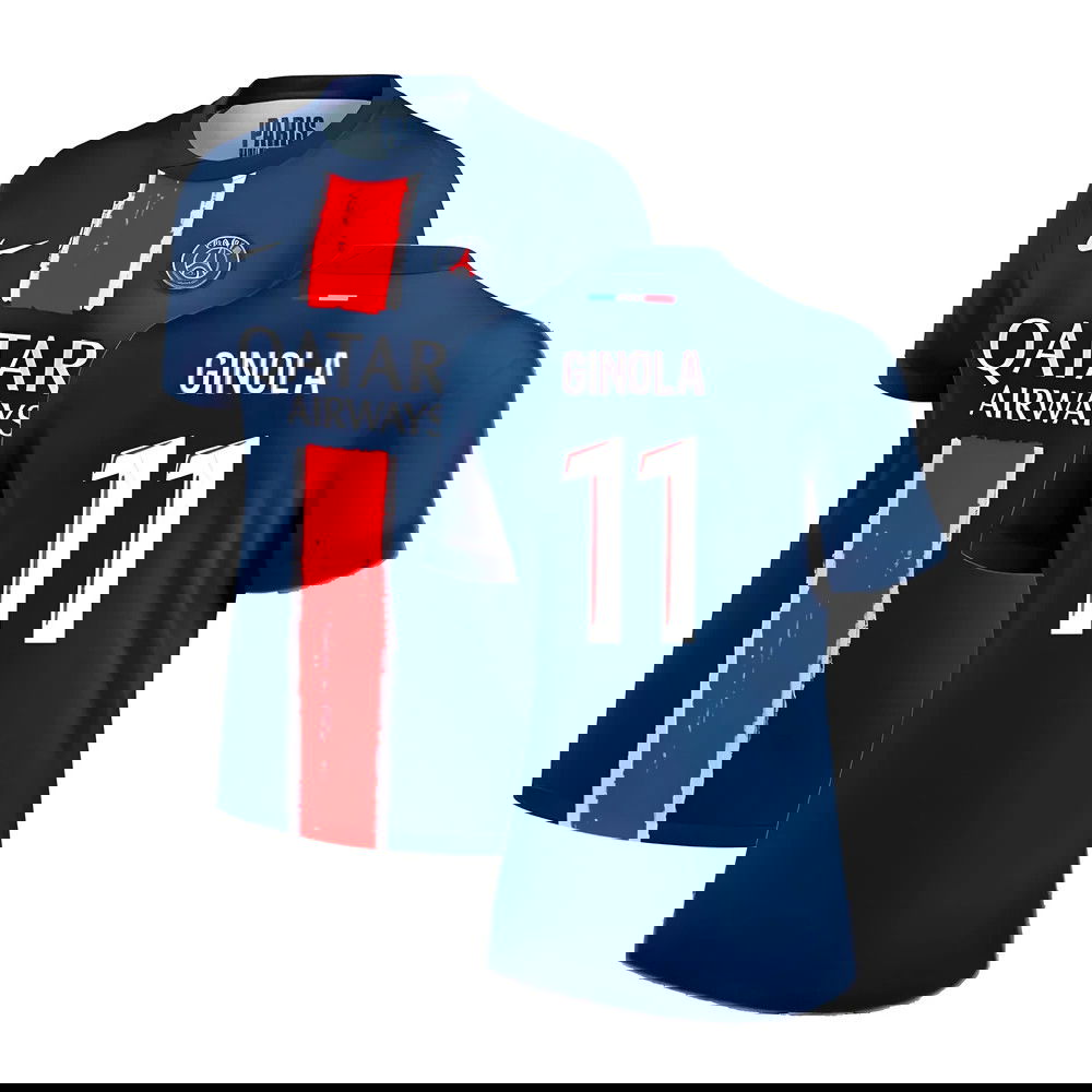2024-2025 PSG Home Shirt (Womens) (Ginola 11)