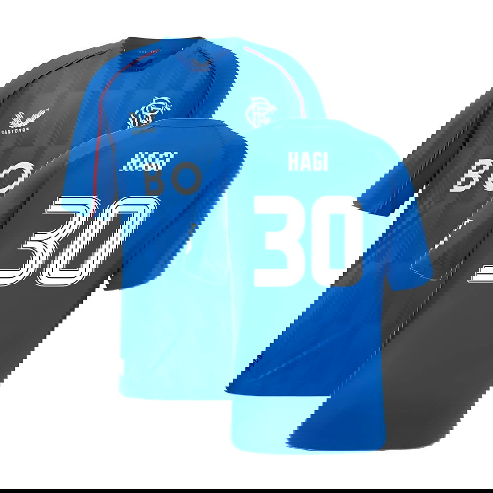 2024-2025 Rangers Home Shirt (Kids) (Hagi 30)