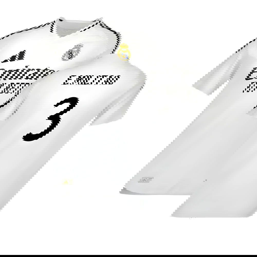 2024-2025 Real Madrid Authentic Home Shirt (E.Militao 3)