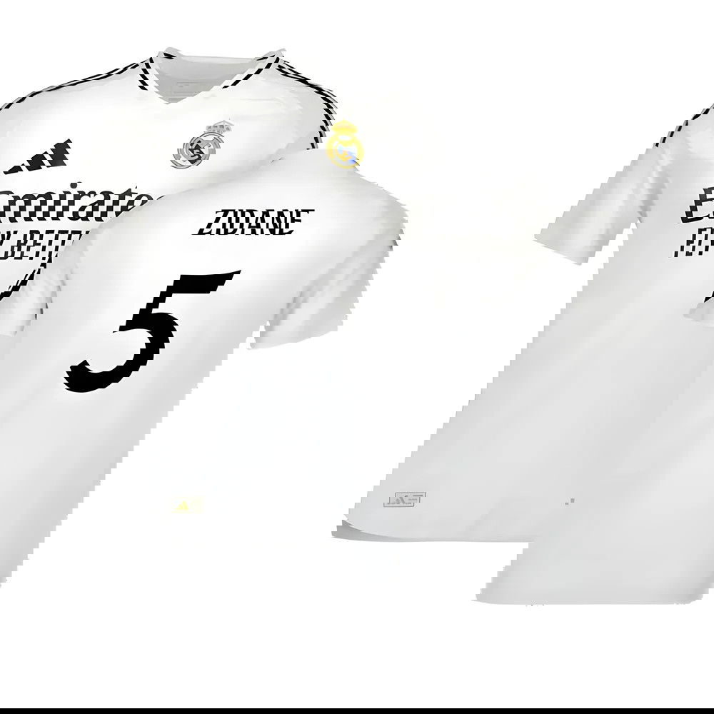 2024-2025 Real Madrid Authentic Home Shirt (Zidane 5)