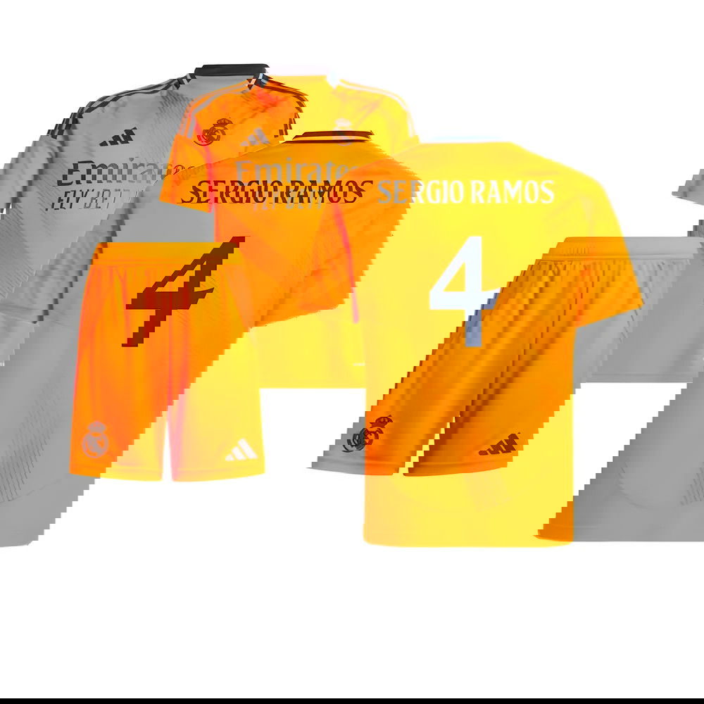 2024-2025 Real Madrid Away Youth Kit (Sergio Ramos 4)