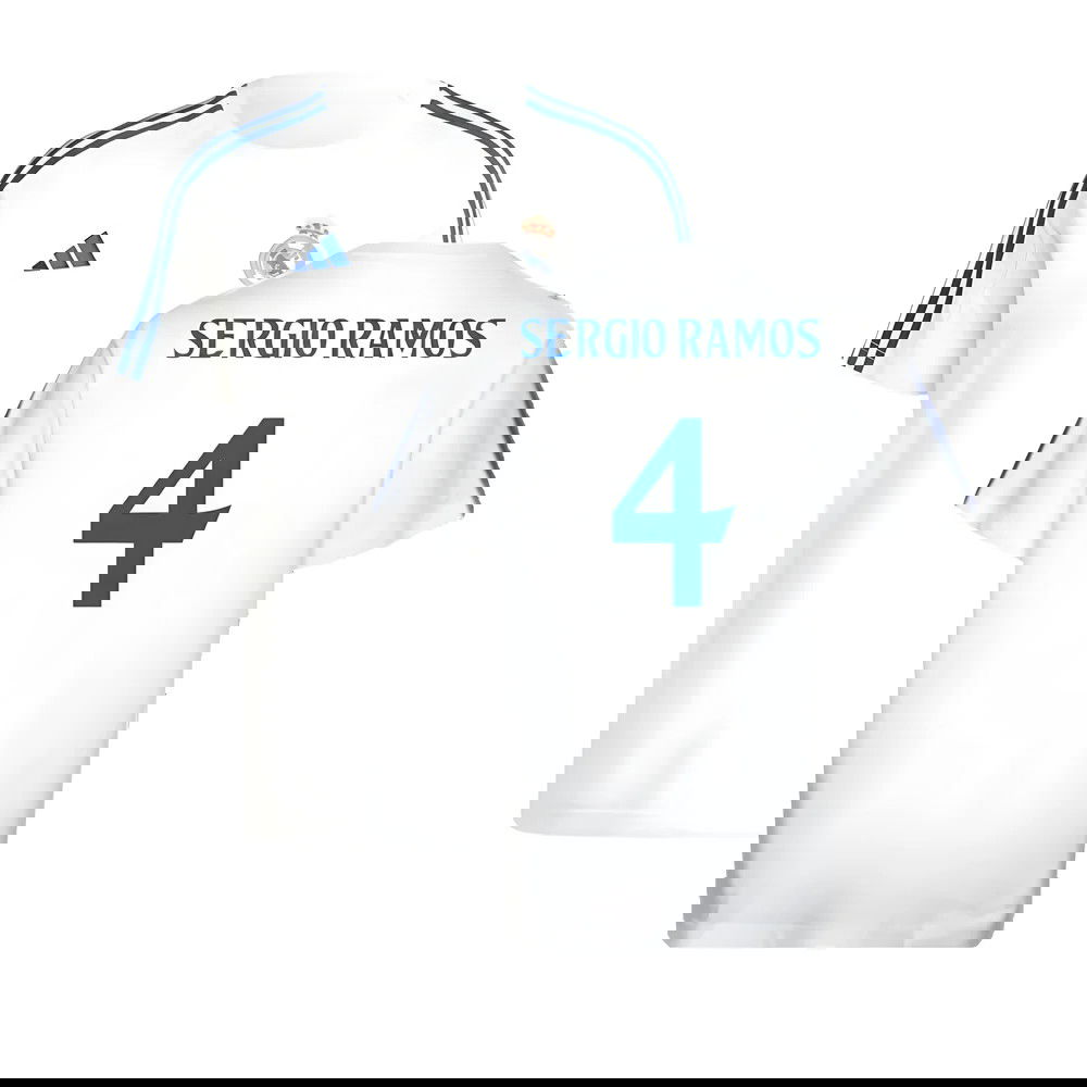 2024-2025 Real Madrid DNA Tee (White) (Sergio Ramos 4)