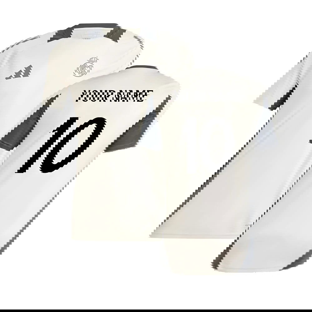 2024-2025 Real Madrid EU Training Jersey (Putty Mauve) (Your Name)