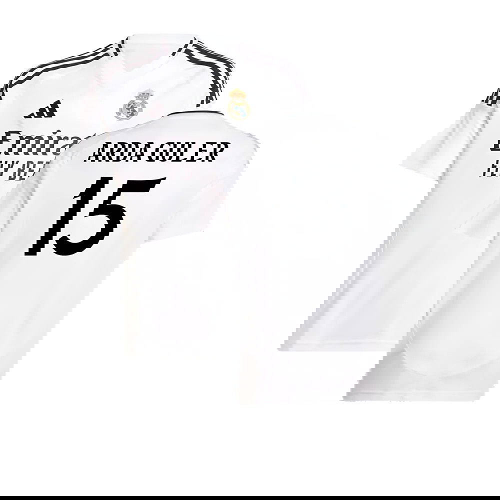 2024-2025 Real Madrid Home Shirt (Kids) (Arda Guler 15)