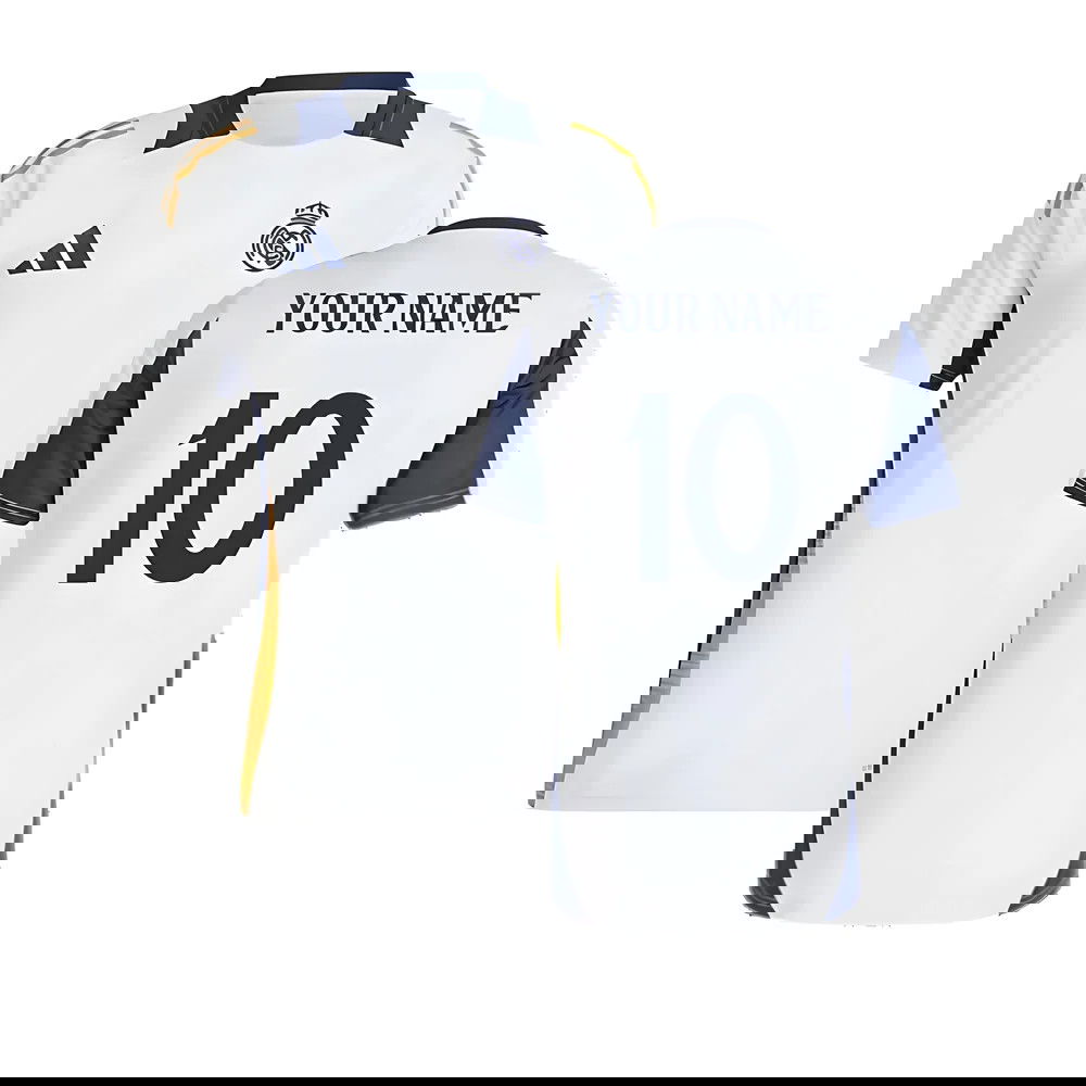 2024-2025 Real Madrid Training Shirt (White) (Your Name)