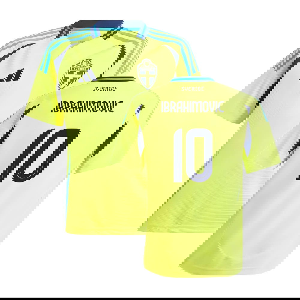 2024-2025 Sweden Home Shirt (Kids) (IBRAHIMOVIC 10)