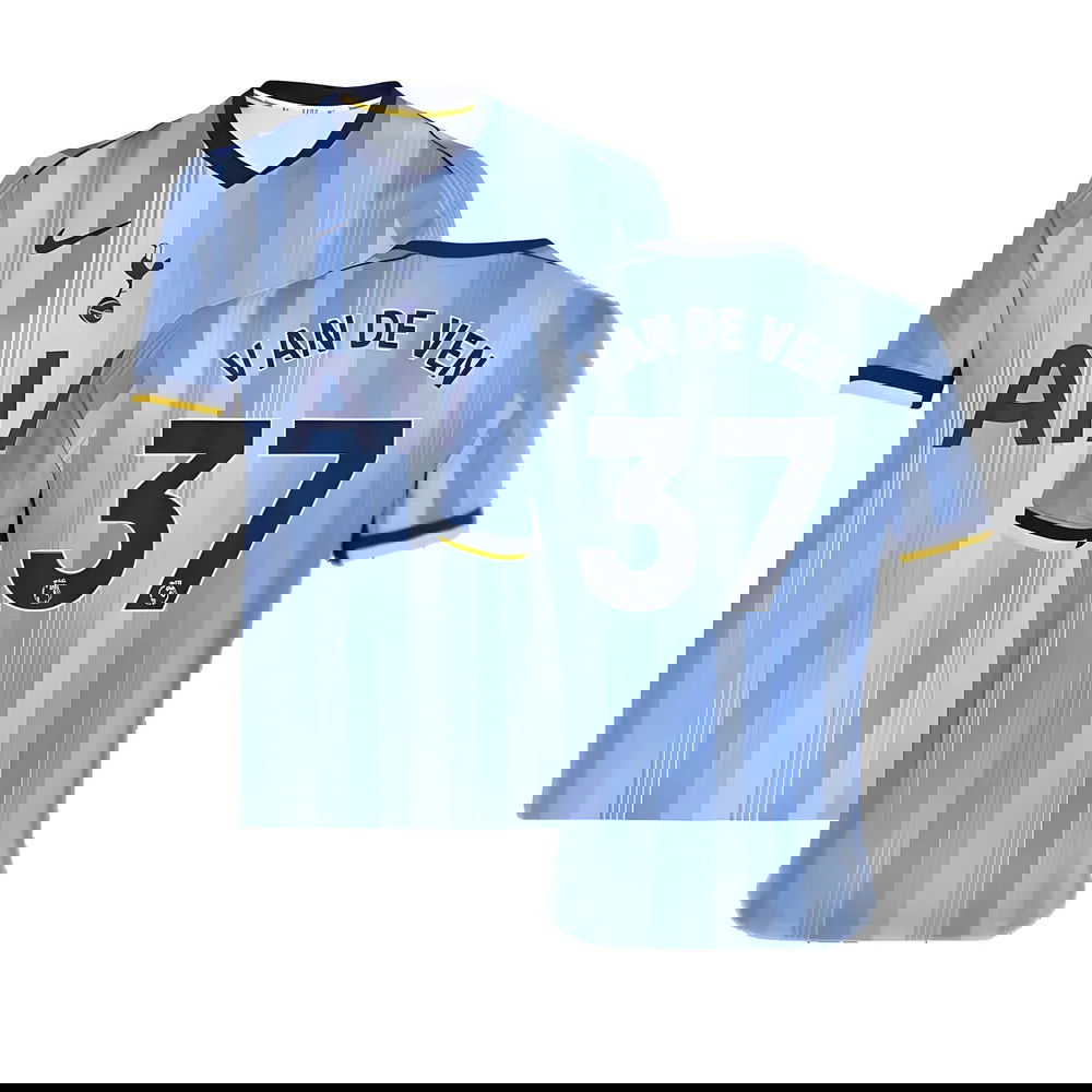 2024-2025 Tottenham Hotspur Away Shirt (Van De Ven 37)
