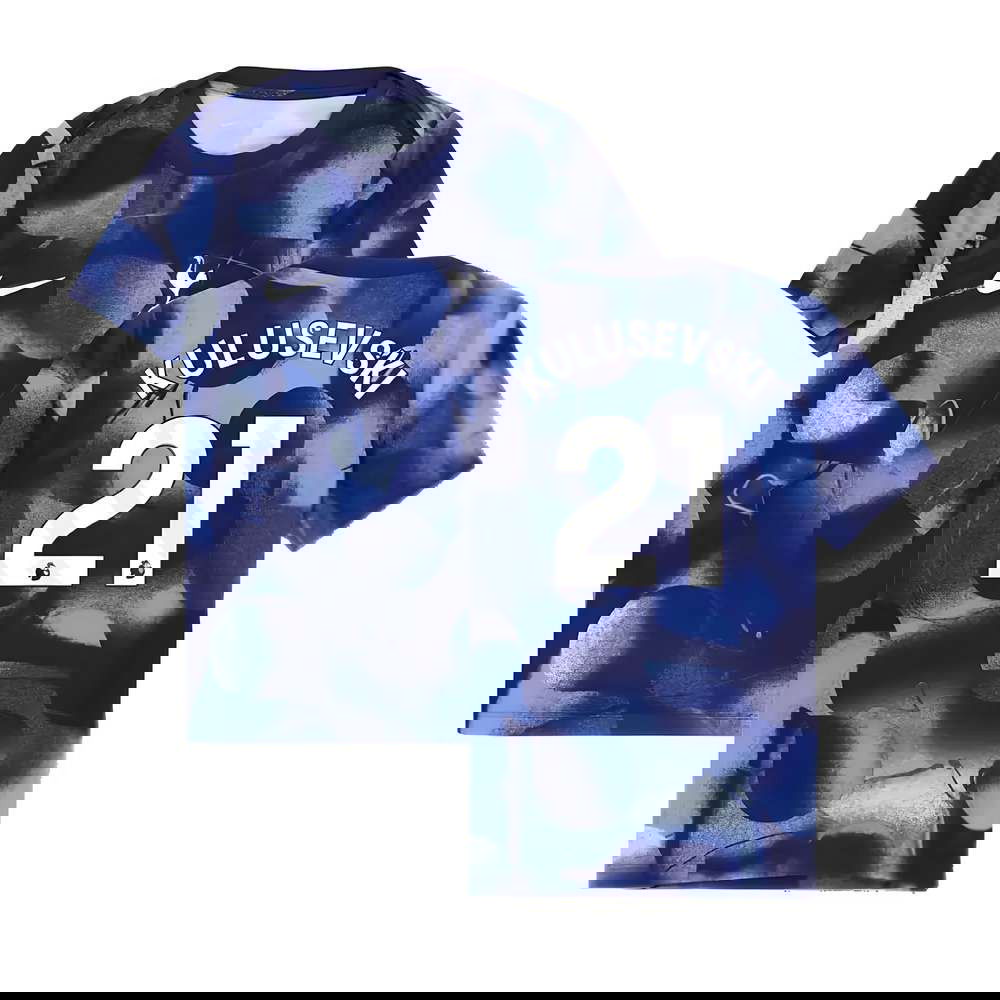 2024-2025 Tottenham Hotspur Dri-FIT Match Shirt (Blue) - Kids (Kulusevski 21)