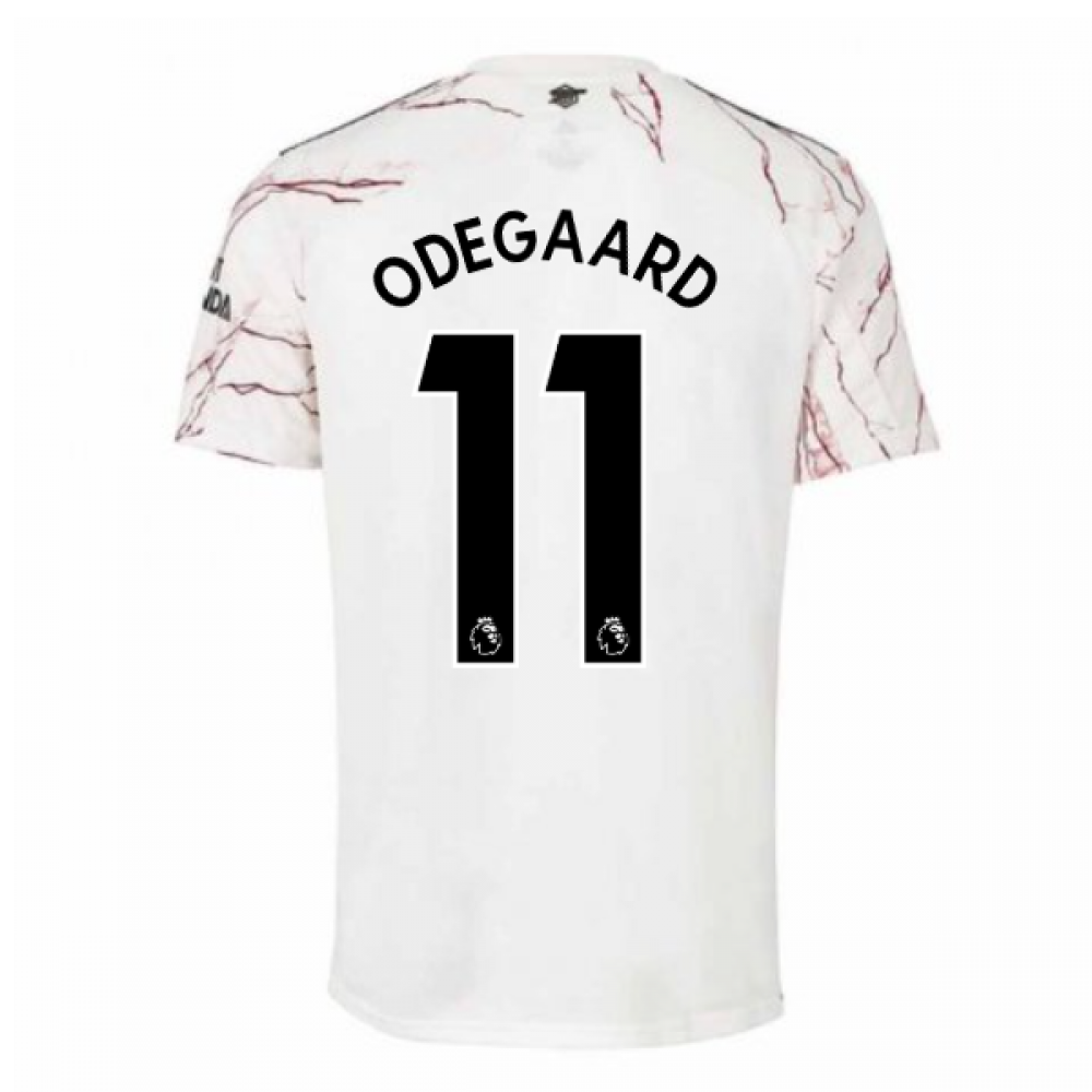 2020-2021 Arsenal Adidas Away Football Shirt (Kids) (ODEGAARD 11)