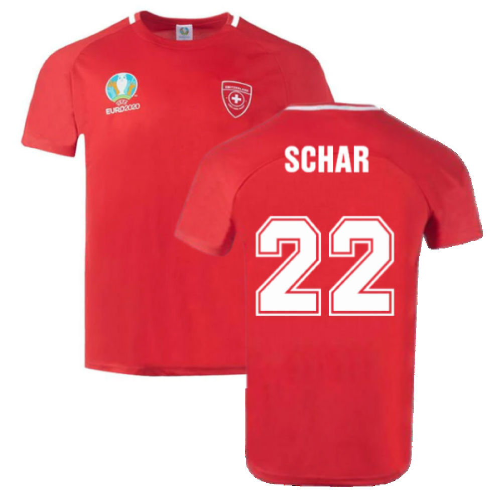2020 2021 OFFICIAL SWITZERLAND AWAY LETTERS 40mm = PLAYER SIZE 