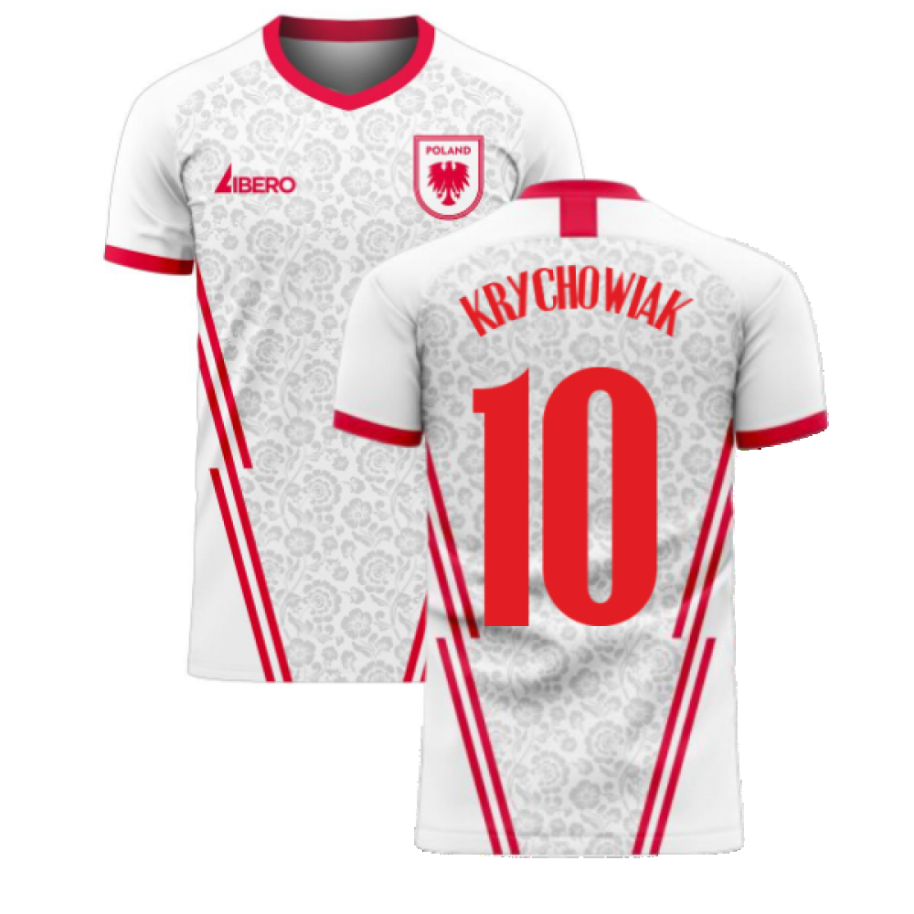 Poland 2023-2024 Home Concept Football Kit (Libero) (KRYCHOWIAK 10)