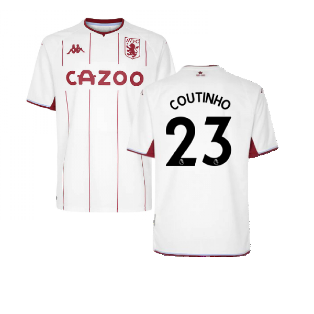 2021-2022 Aston Villa Away Shirt (Coutinho 23)