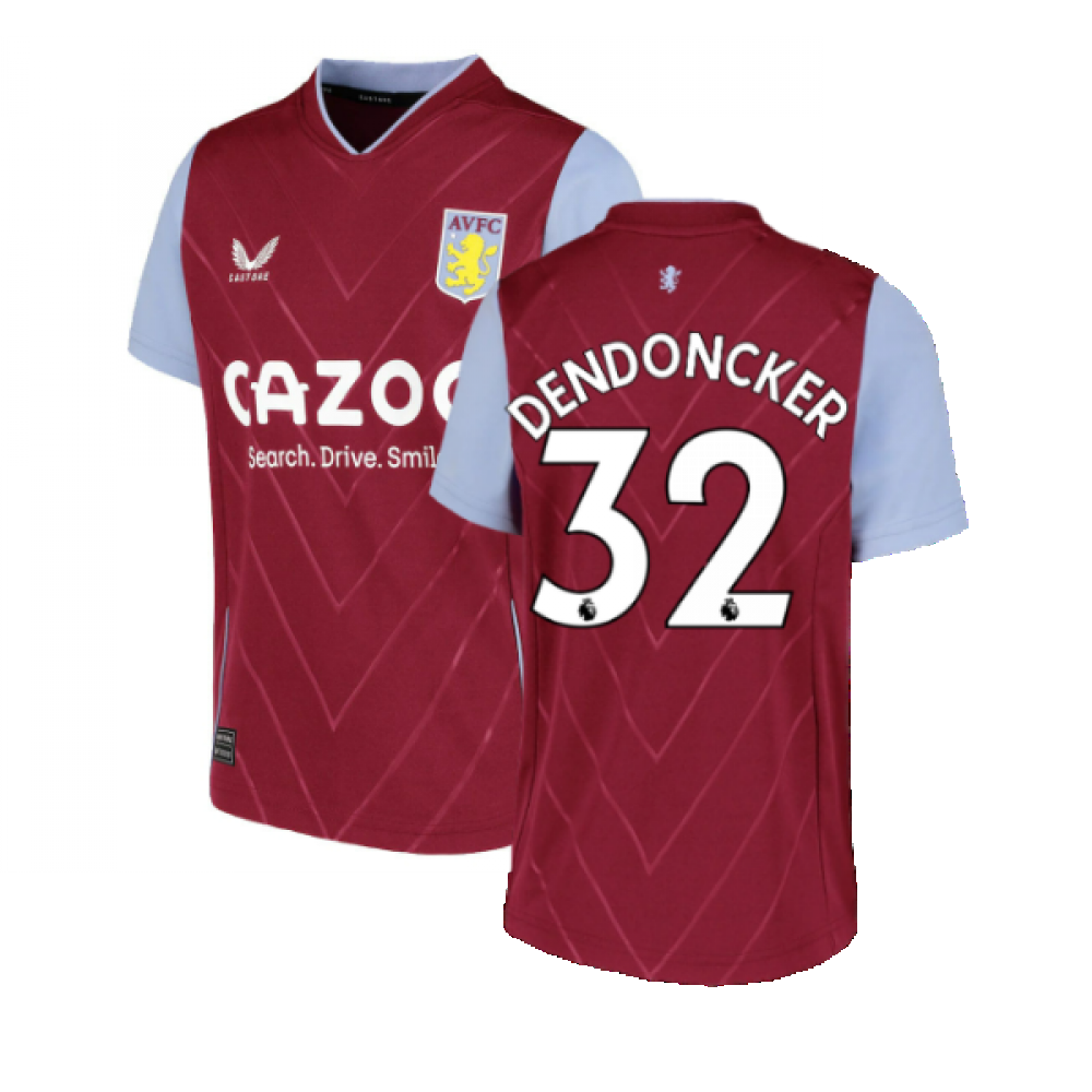 2022-2023 Aston Villa Home Shirt (Kids) (BUENDIA 10)