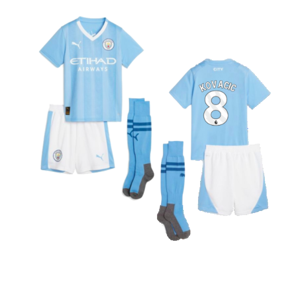 2023-2024 Man City Home Mini Kit (AKANJI 25)