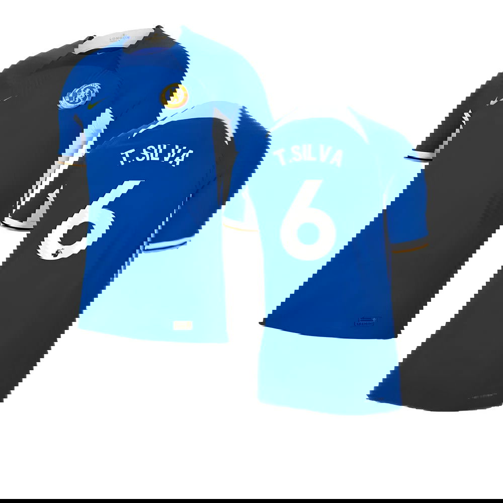 2023-2024 Chelsea Home Authentic Shirt (T SILVA 6)