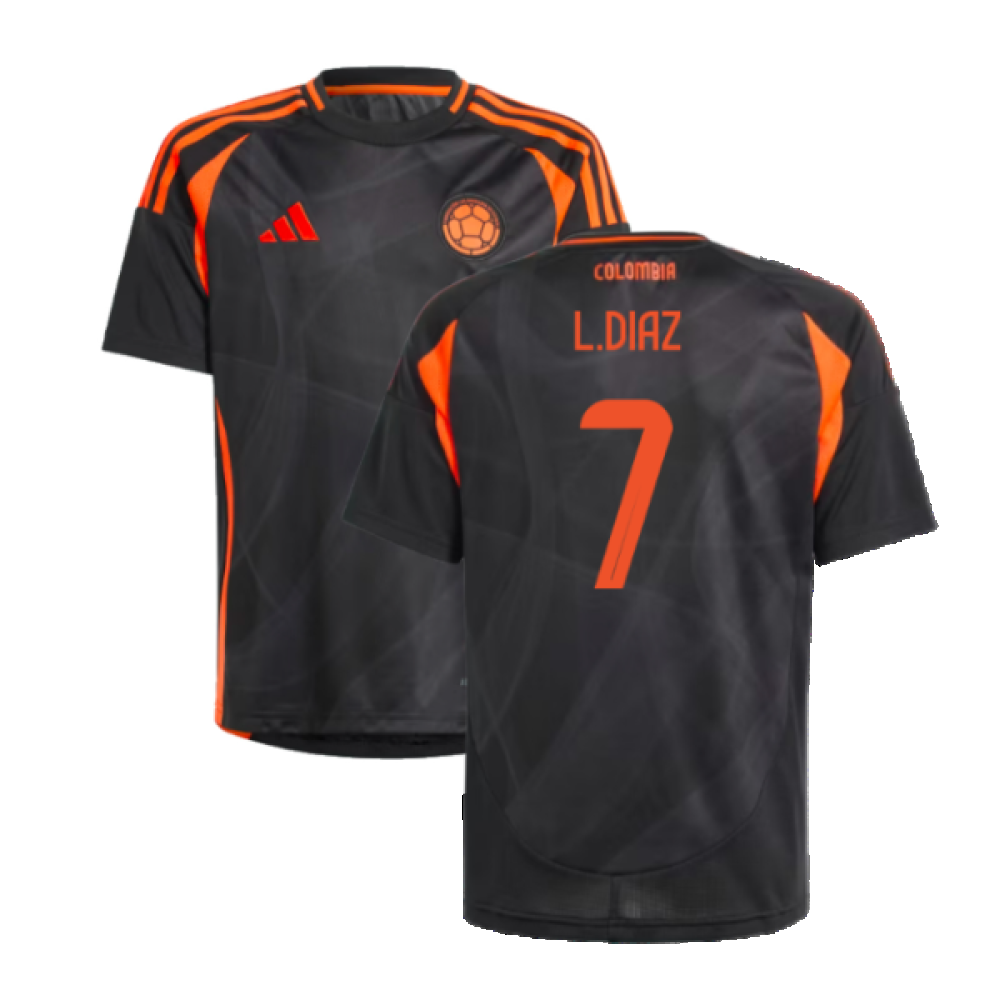 2024-2025 Colombia Away Shirt (Kids) (LUIS DIAZ 7)