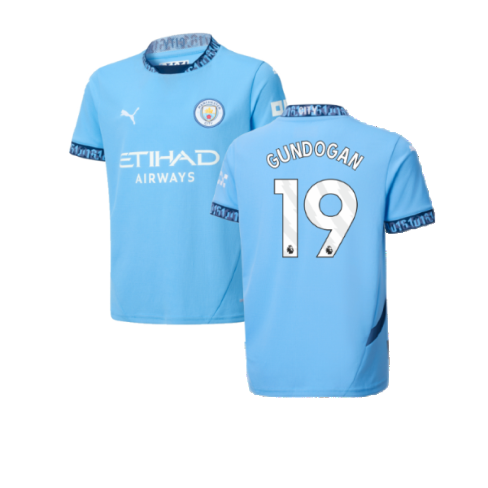 2024-2025 Man City Home Shirt (Kids) (Gundogan 8)