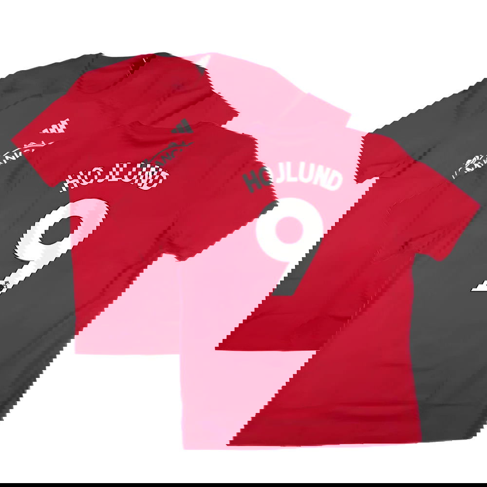 2024-2025 Man Utd DNA Graphic Tee (Red) (Hojlund 11)
