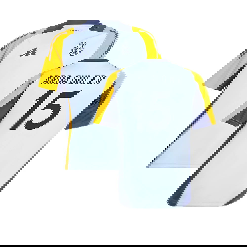 2024-2025 Real Madrid Training Shirt (Glow Blue) - Kids (Arda Guler 24)