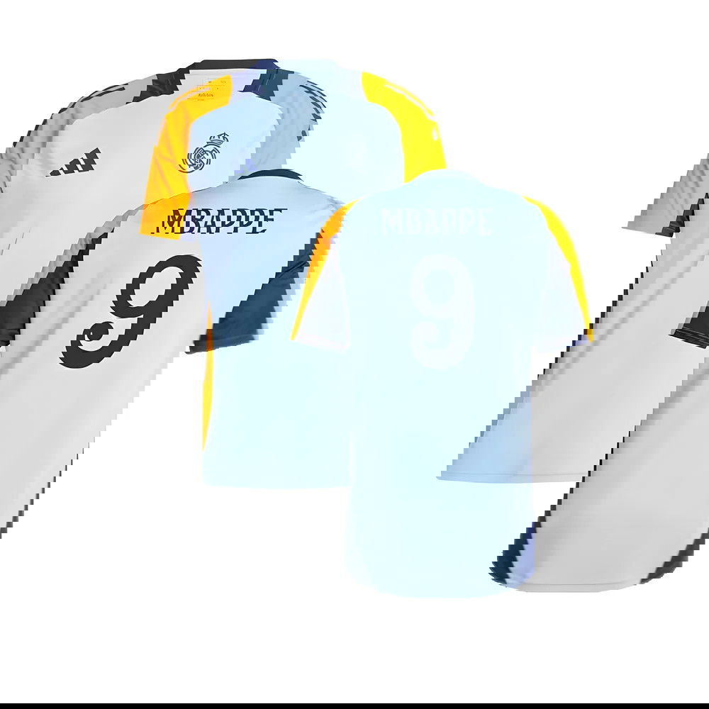 2024-2025 Real Madrid Training Shirt (Glow Blue) (Alaba 4)