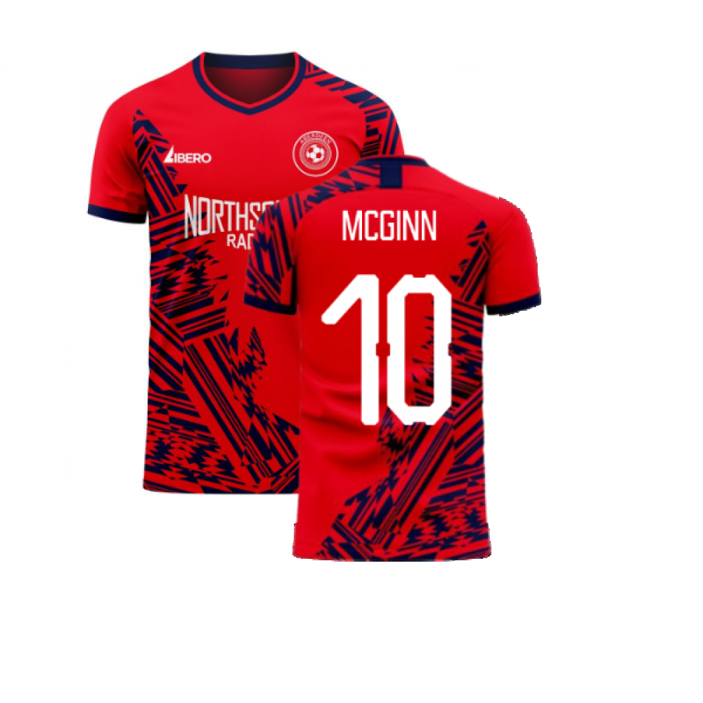 Aberdeen 2023-2024 Home Concept Football Kit (Libero) (McGinn 10) - Baby