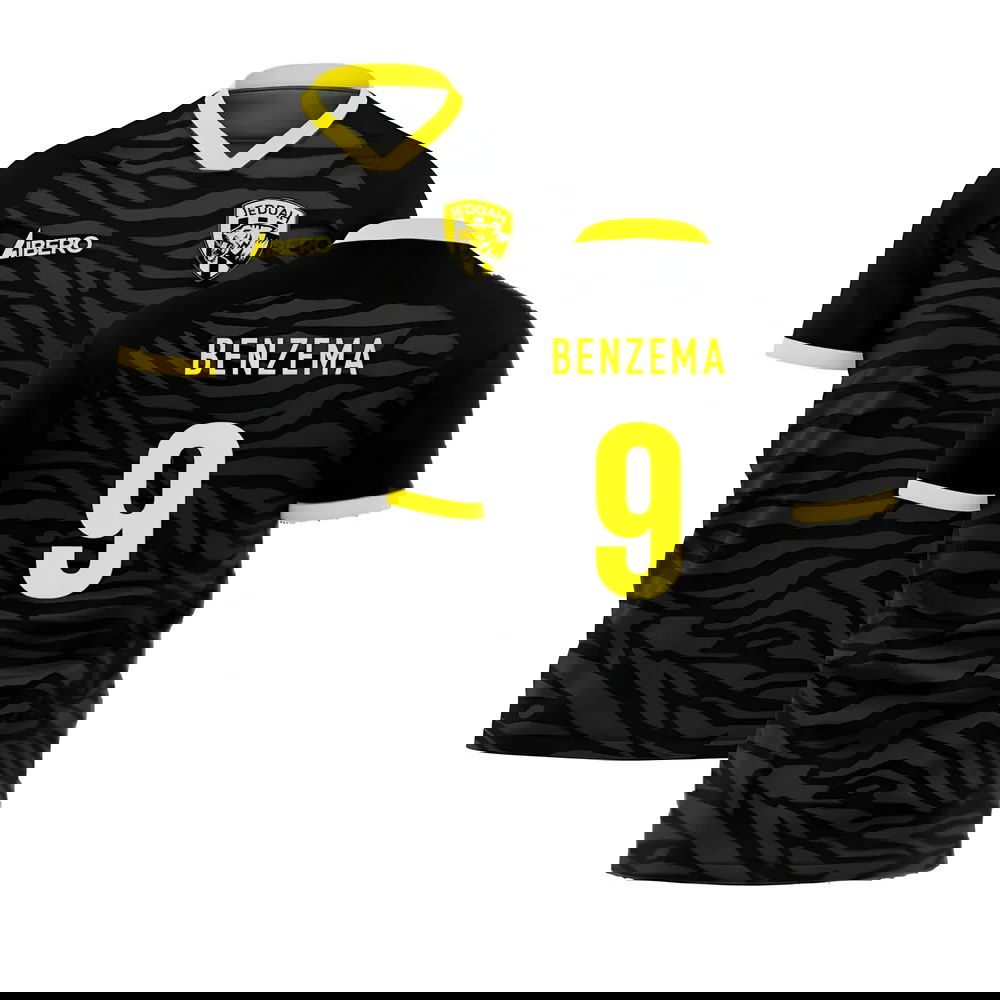 Al-Ittihad 2023-2024 Away Concept Football Kit (Libero) (Benzema 9)