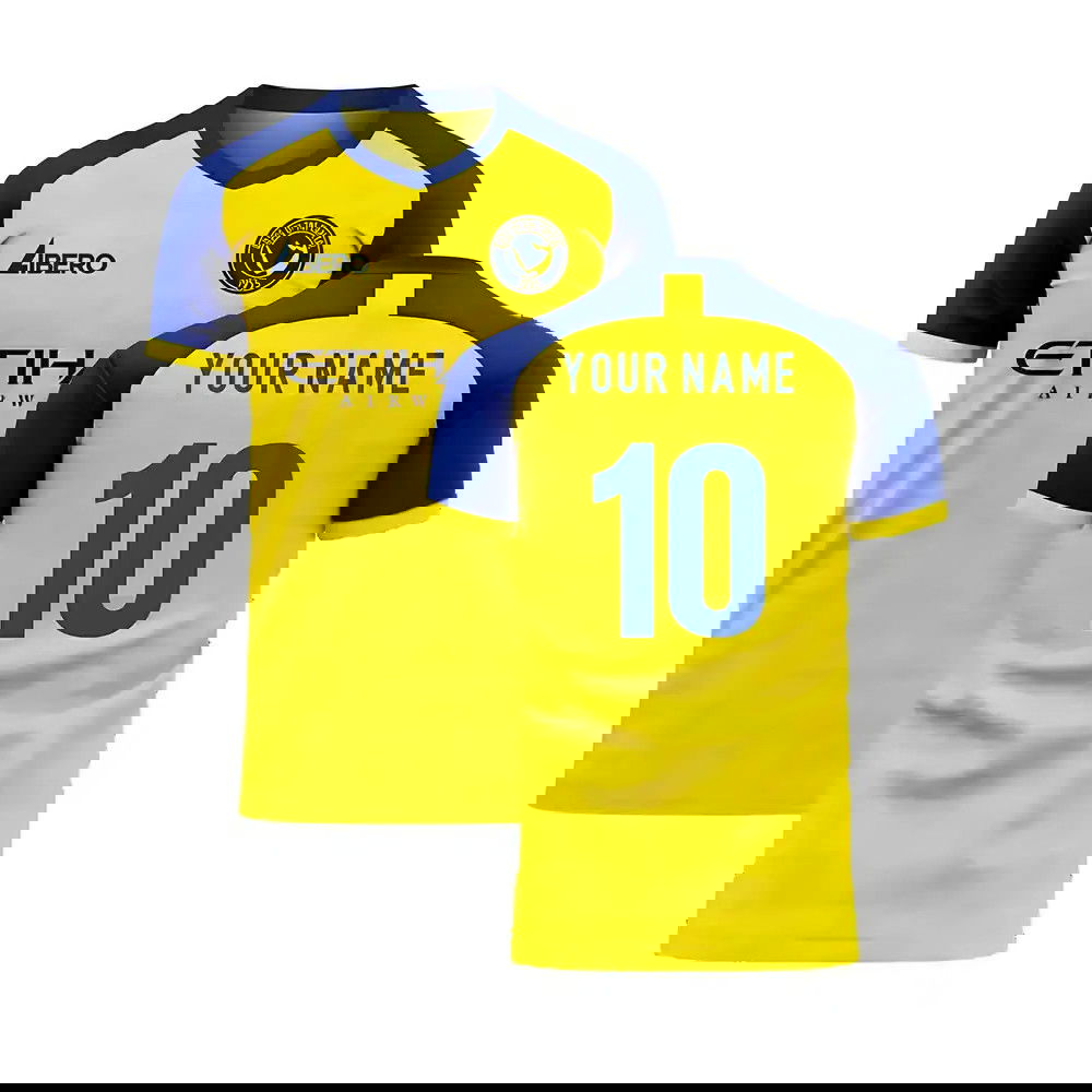 Al-Nassr 2020-2021 Home Concept Football Kit (Libero) - Little Boys (Your Name)