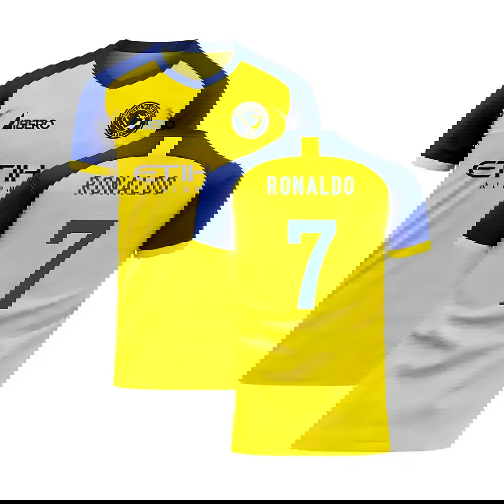 Al-Nassr 2020-2021 Home Concept Football Kit (Libero) (Ronaldo 7)