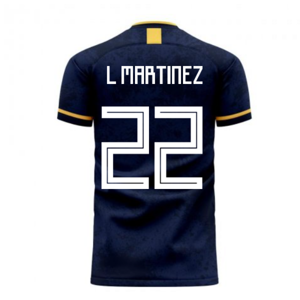 Argentina 2025-2026 Away Concept Football Kit (Libero) (L MARTINEZ 22)